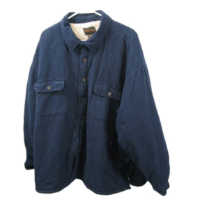 Northwest Territory Navy Blue Faux Fur Lined Shacket Size 3XLT